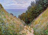 The Path at La Cavee Pourville by Claude Monet